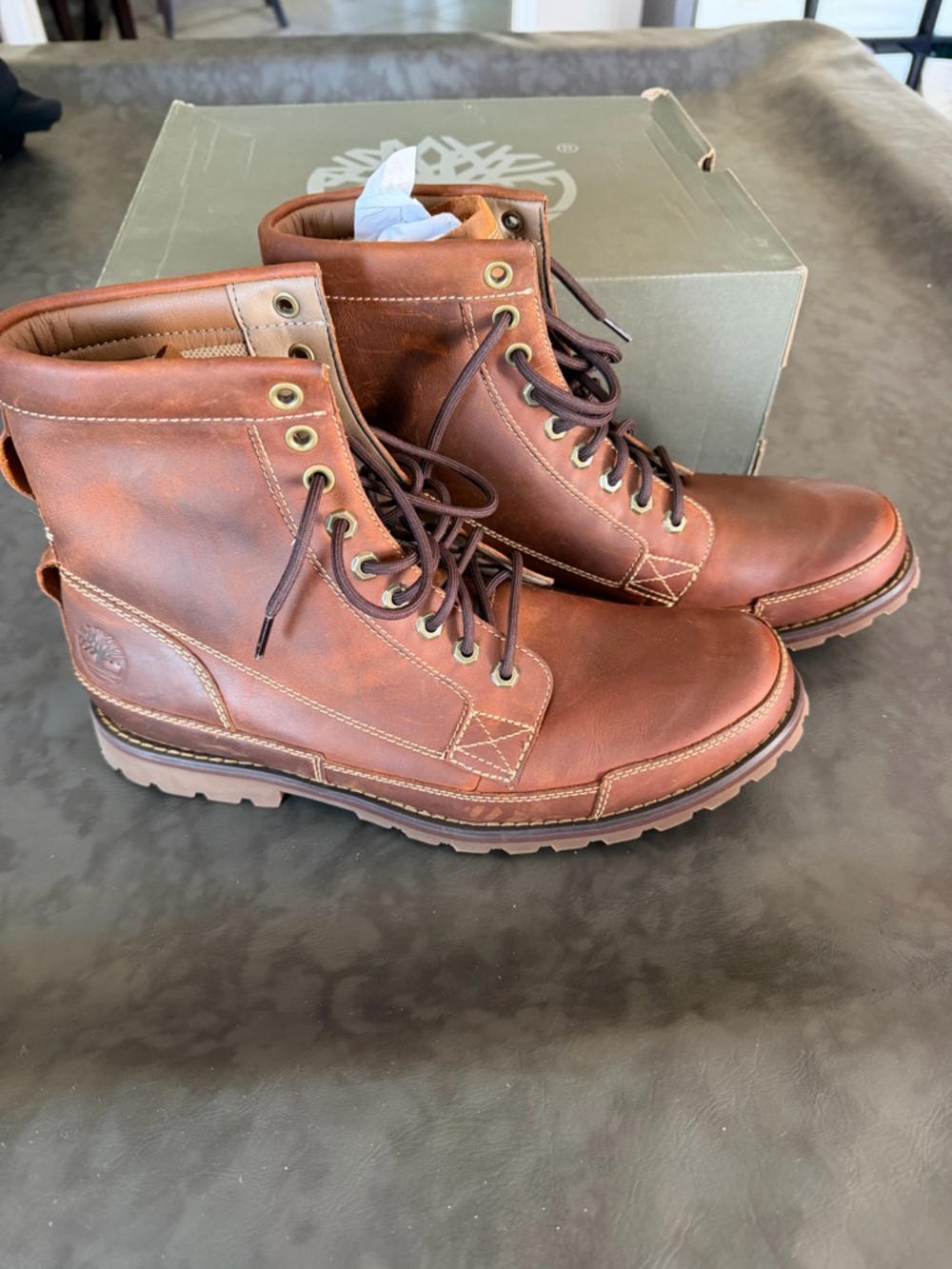 Timberland Originals 6-Inch Boot Medium Brown Nubuck TB015551 NIB Size 12
